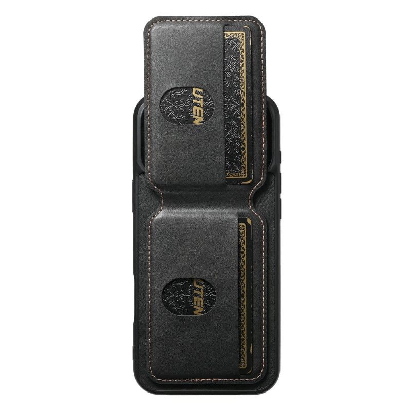 Hülle iPhone 17 Pro Max Handyhülle Kartenhalter Mit Gewachster Textur Suteni