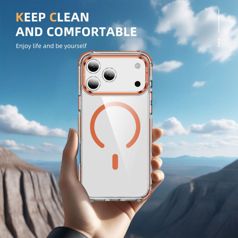 Hülle iPhone 17 Pro Max Handyhülle Magsafe-kompatible Farbige Halterung