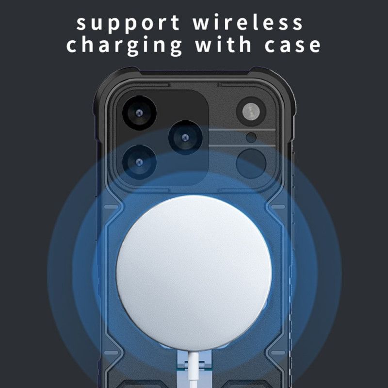 Hülle iPhone 17 Pro Max Handyhülle Magsafe-kompatible Halterung Mit Handschlaufe