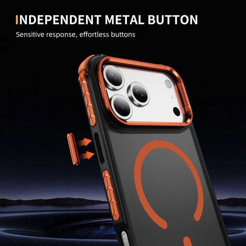 Hülle iPhone 17 Pro Max Kompatible Magsafe-objektivhalterung Schwarz