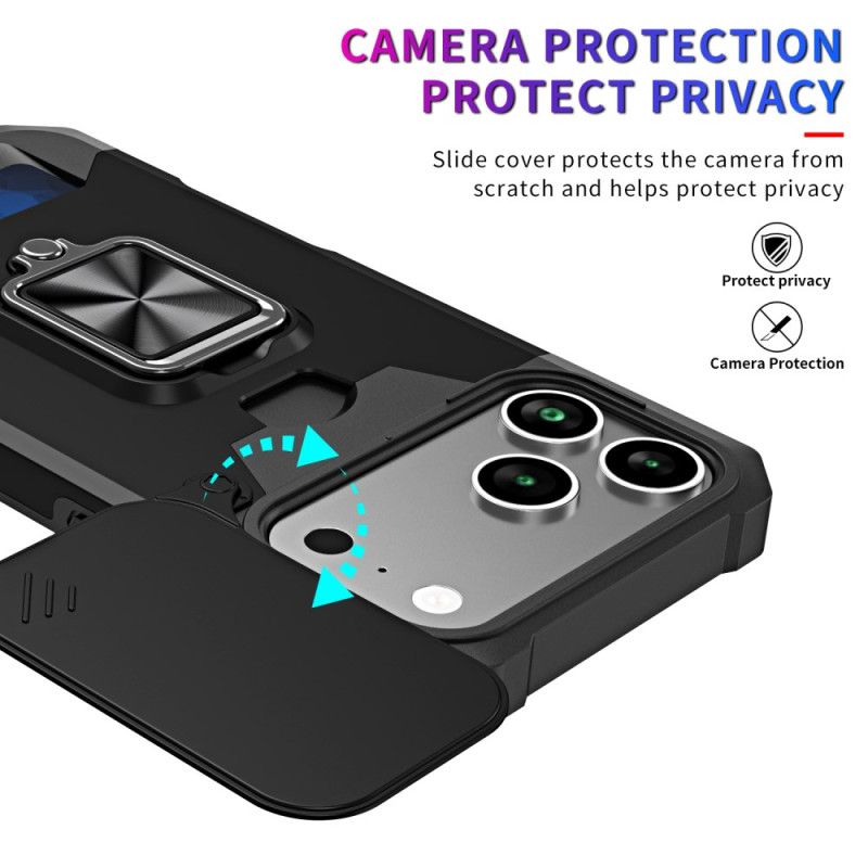 Hülle iPhone 17 Pro Max Robuster Ständer Und Schiebeabdeckung