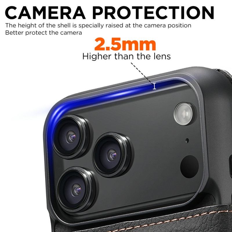 Lederhüllen iPhone 17 Pro Max Magsafe 2-in-1 Suteni