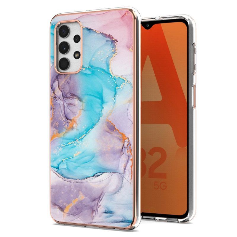 Hülle Für Samsung Galaxy A13 Aquarell-marmor