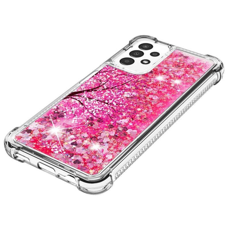 Hülle Für Samsung Galaxy A13 Glitzerbaum