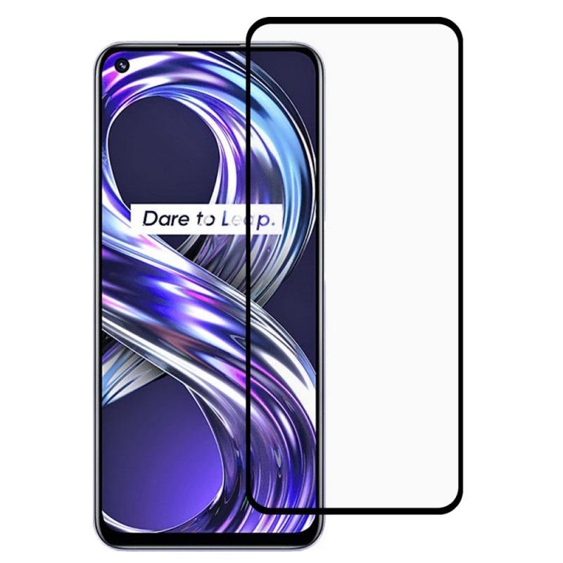 Displayschutzfolie Aus Gehärtetem Glas Mit Schwarzem Rand Realme 8i