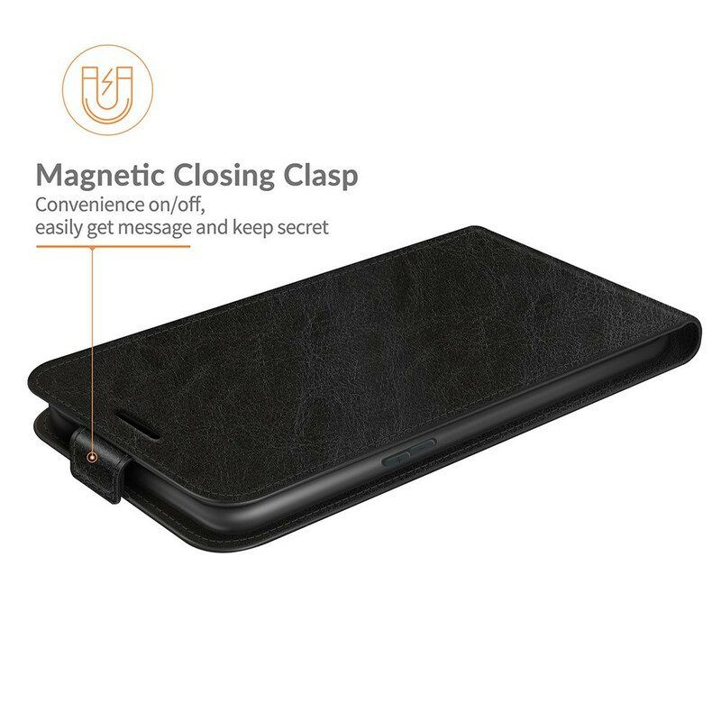 Flip Case Für Oppo Find X3 Neo Flip Case Vertikale Klappe In Lederoptik