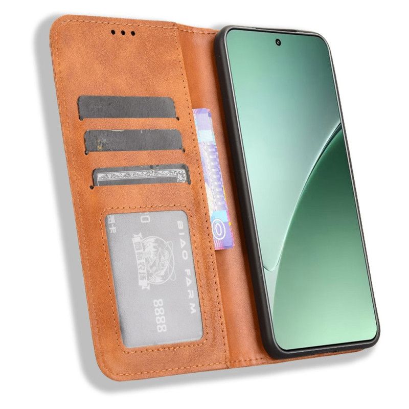 Flip Case Xiaomi 15 Pro Handyhülle Vintage-rahmen