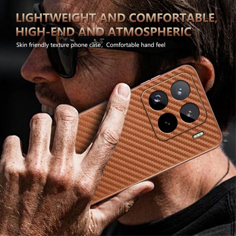 Hülle Für Xiaomi 15 Pro Carbonfaser-textur Azns