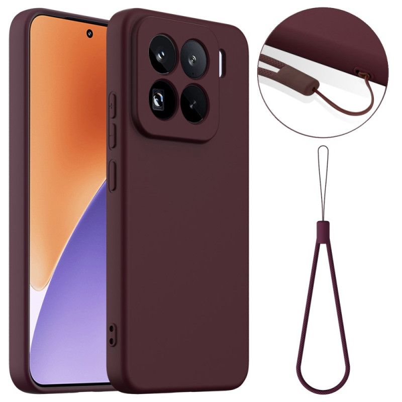 Hülle Für Xiaomi 15 Pro Magsafe-kompatibles Flüssigsilikon Mit Band