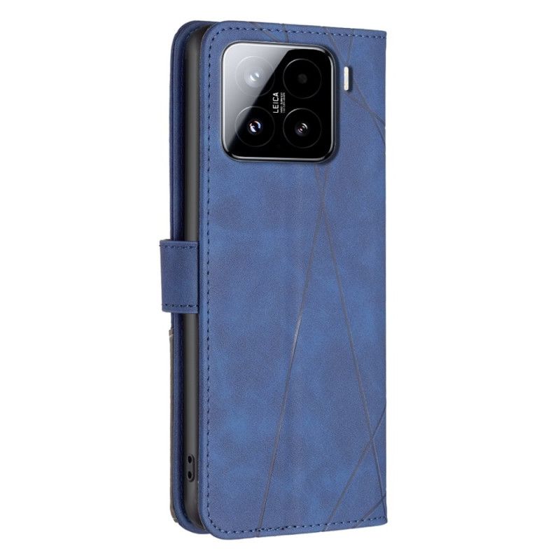 Lederhüllen Xiaomi 15 Pro Binfen Color Geometrie