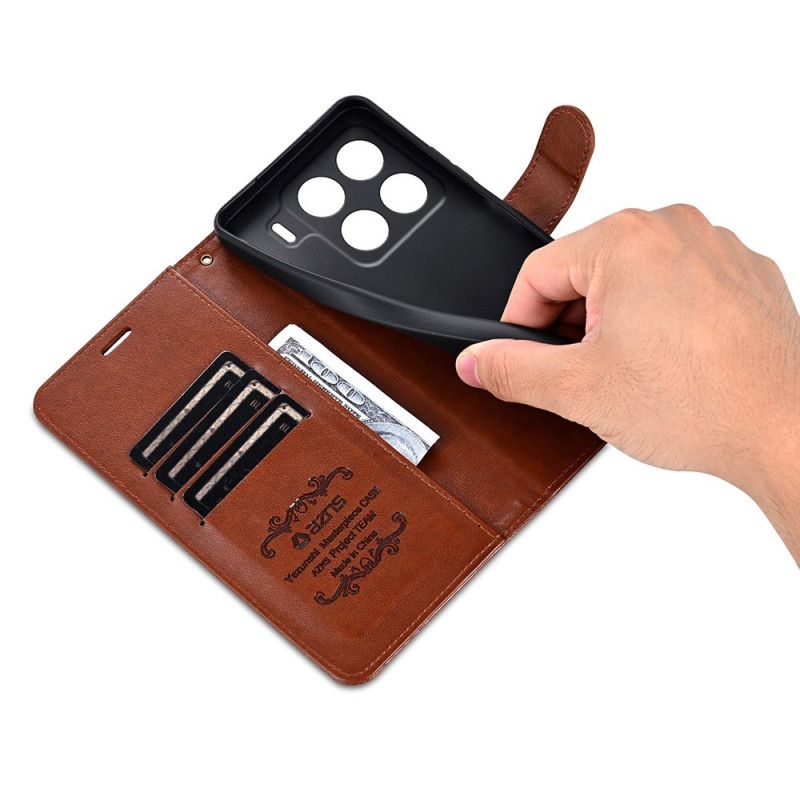 Lederhüllen Xiaomi 15 Pro Handyhülle Azns