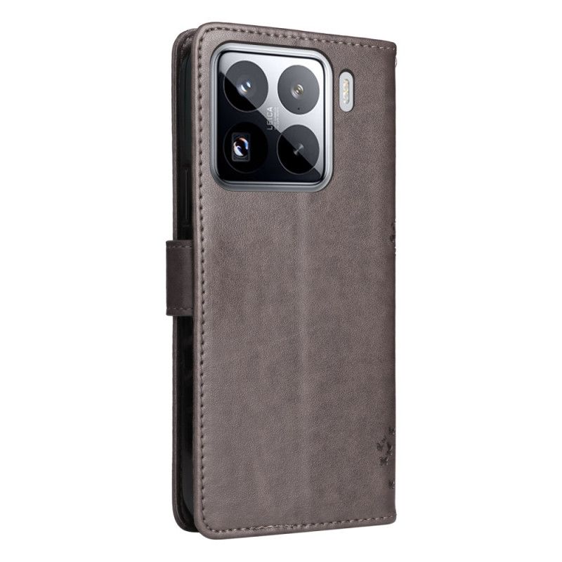 Lederhüllen Xiaomi 15 Pro Handyhülle Katze Und Baum