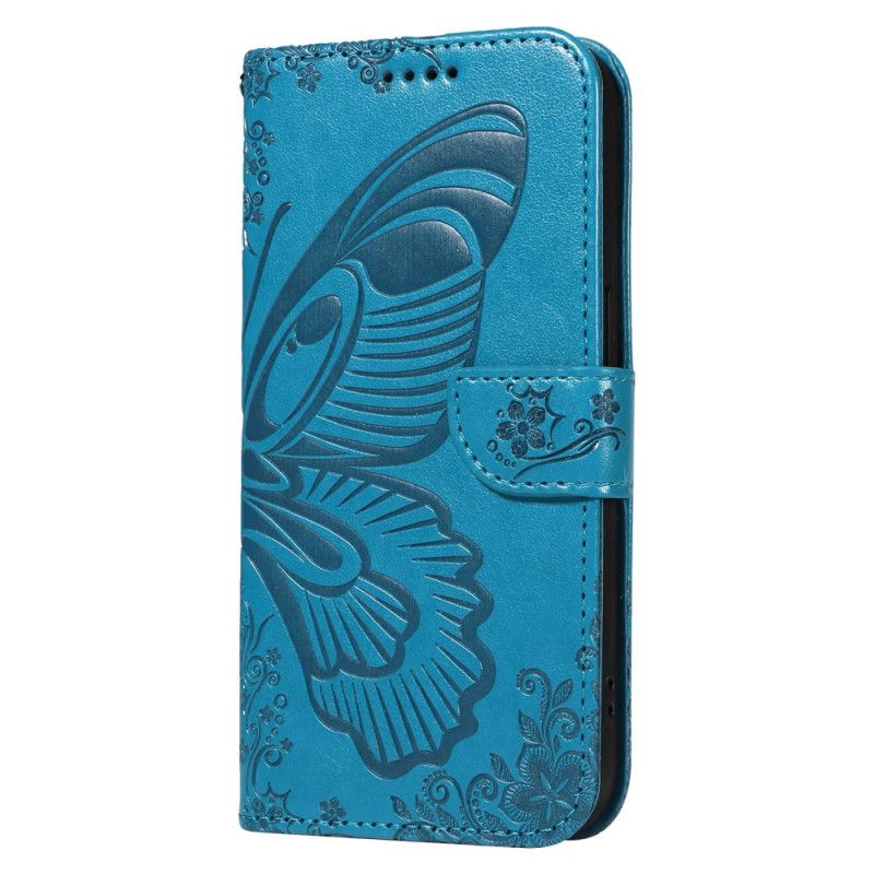 Lederhüllen Xiaomi 15 Pro Handyhülle Schmetterlingsdesign