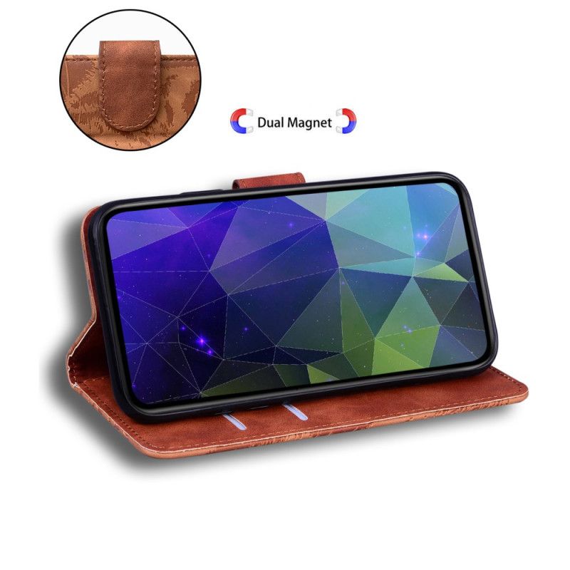 Lederhüllen Xiaomi 15 Pro Handyhülle Tigerpfotenabdruck