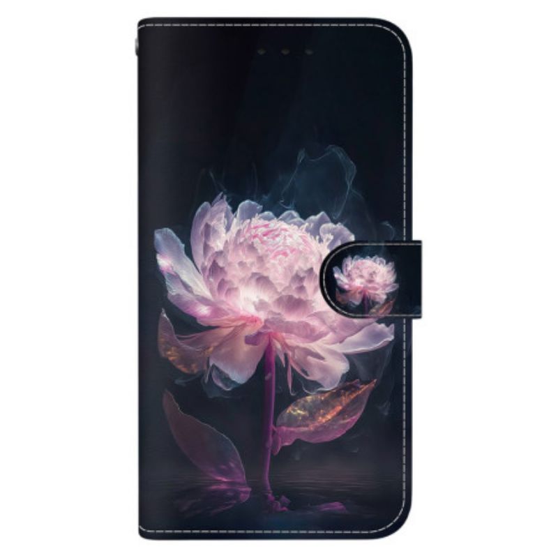 Lederhüllen Xiaomi 15 Pro Lila Pfingstrose