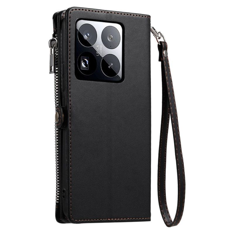 Lederhüllen Xiaomi 15 Pro Premium-riemen Und Schulterriemen