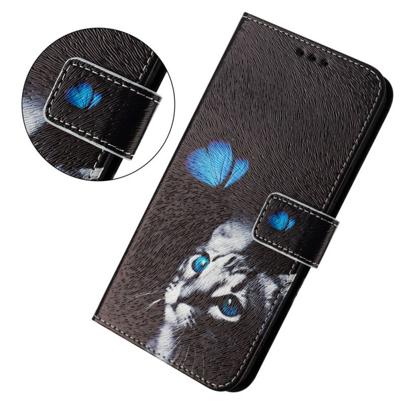 Lederhüllen Xiaomi 15 Pro Schmetterling Und Katze