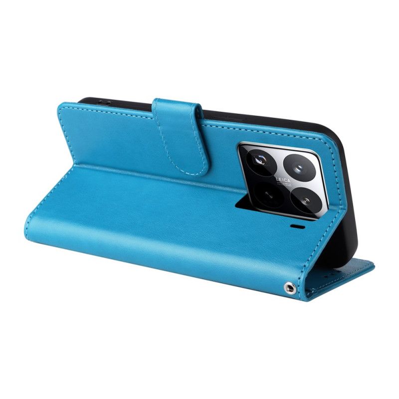 Lederhüllen Xiaomi 15 Pro Schmetterlinge Und Blumen