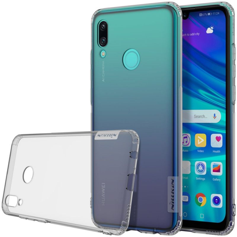 Hülle Huawei P Smart 2019 Grau Transparenter Nillkin