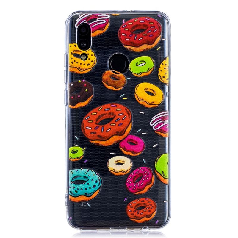 Hülle Huawei P Smart 2019 Transparente Donuts