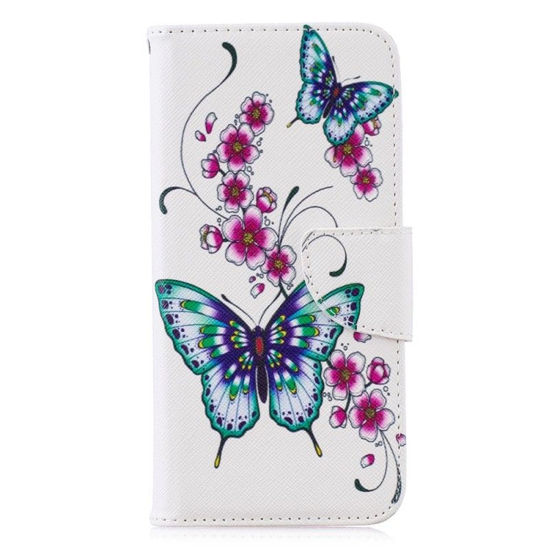 Lederhüllen Huawei P Smart 2019 Wundervolle Schmetterlinge