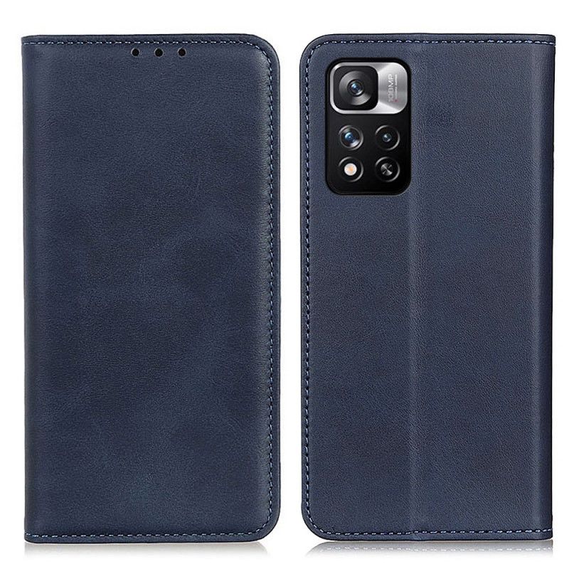 Flip Case Für Xiaomi Redmi Note 11 Pro / Note 11 Pro Plus Spaltleder