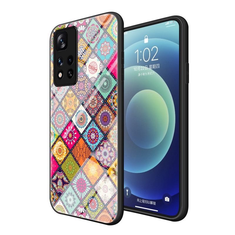 Hülle Xiaomi Redmi Note 11 Pro / Note 11 Pro Plus Handyhülle Magnetischer Patchwork-halter