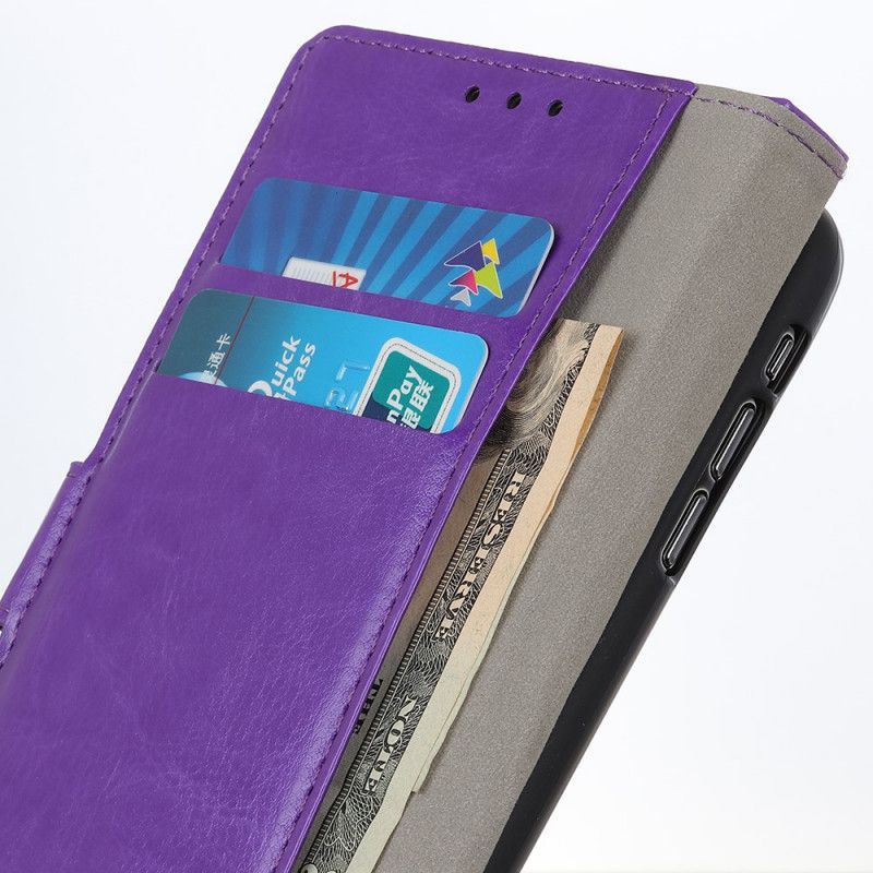 Lederhüllen Xiaomi Redmi Note 11 Pro / Note 11 Pro Plus Handyhülle Glänzender Ledereffekt