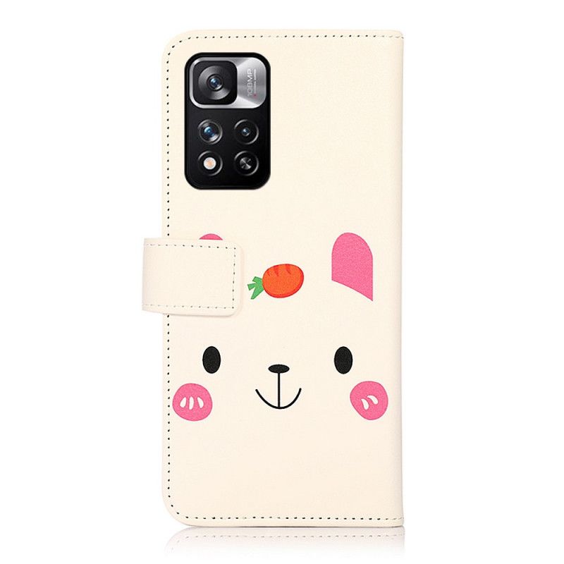 Lederhüllen Xiaomi Redmi Note 11 Pro / Note 11 Pro Plus Handyhülle Lustiger Cartoon