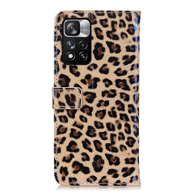 Lederhüllen Xiaomi Redmi Note 11 Pro / Note 11 Pro Plus Leopard