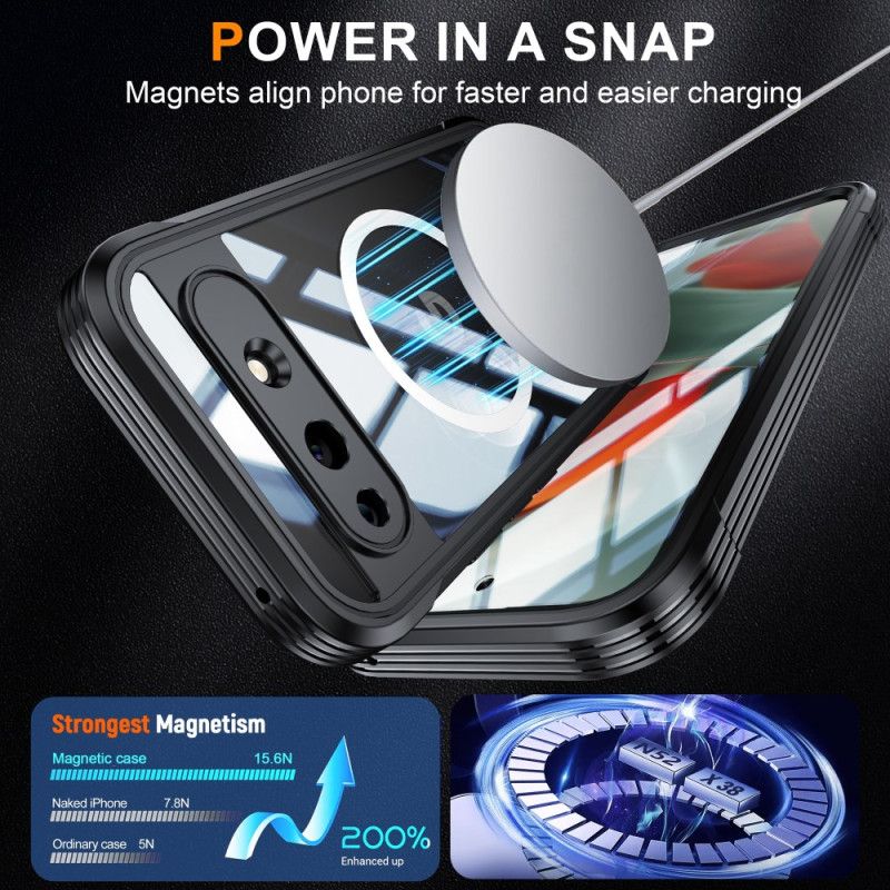 Hülle Für Google Pixel 10a Magnetisch Mit Displayschutzfolie Aus Gehärtetem Glas