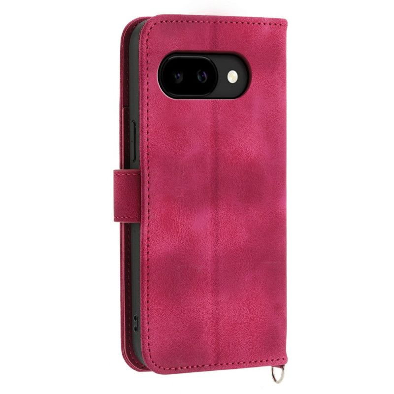 Lederhüllen Für Google Pixel 10a Mandala-wildleder-effekt Mit Schulterriemen