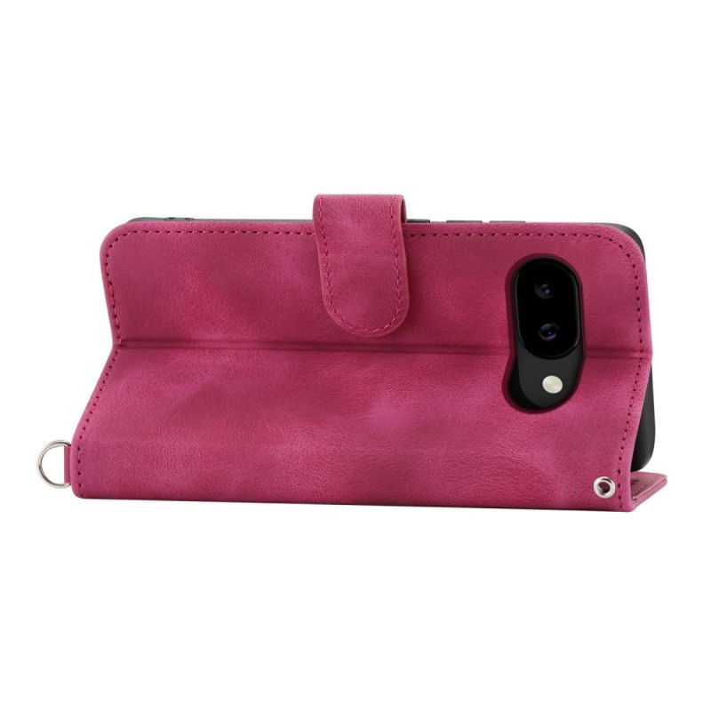 Lederhüllen Für Google Pixel 10a Mandala-wildleder-effekt Mit Schulterriemen