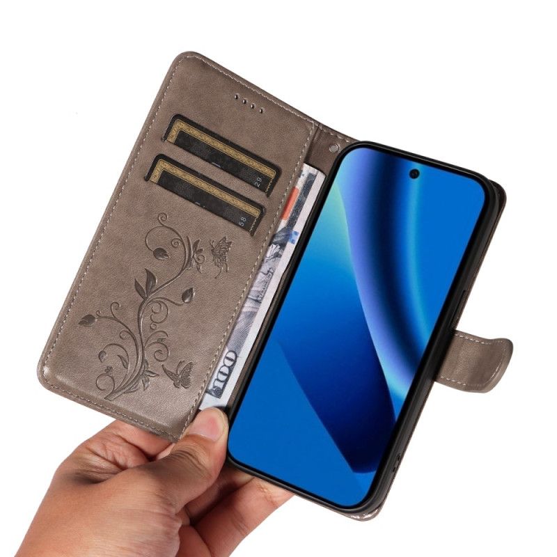 Lederhüllen Google Pixel 10a Blumenmuster