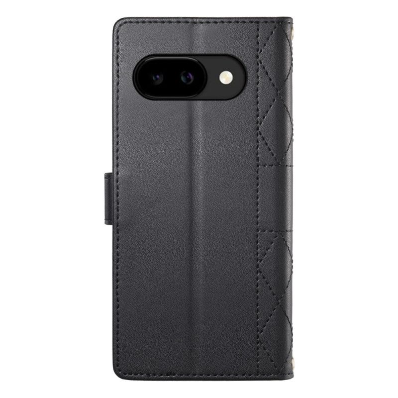 Lederhüllen Google Pixel 10a Gesteppte Geldbörse Mit Riemen
