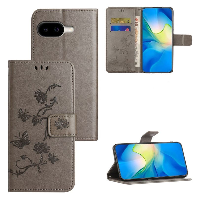 Lederhüllen Google Pixel 10a Handyhülle Blumenmuster