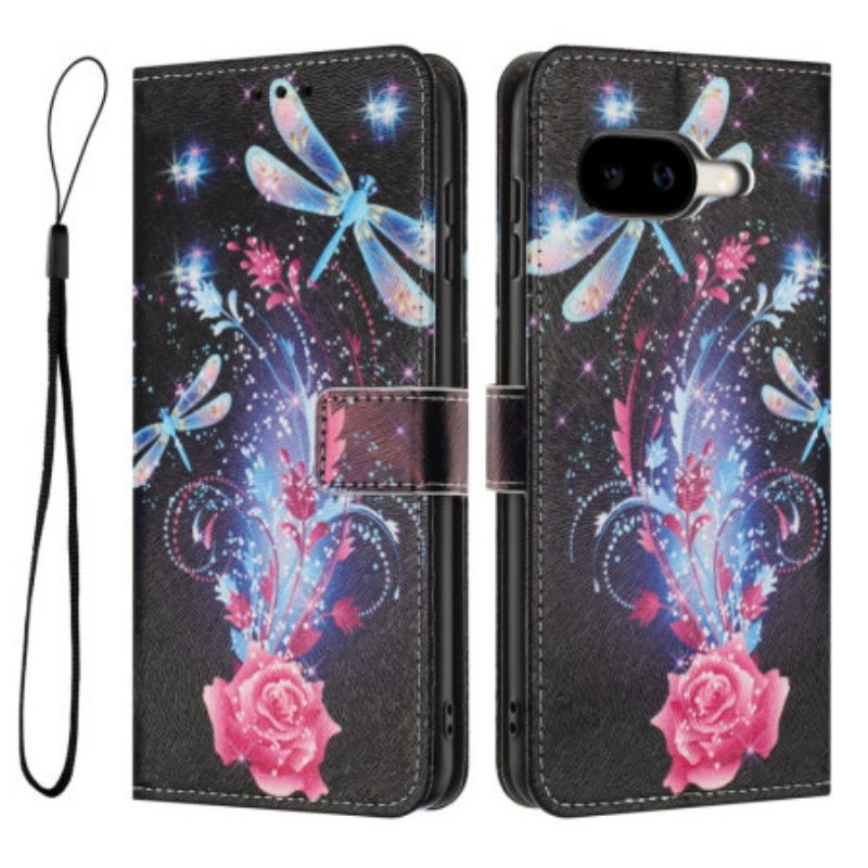 Lederhüllen Google Pixel 10a Libellenmuster