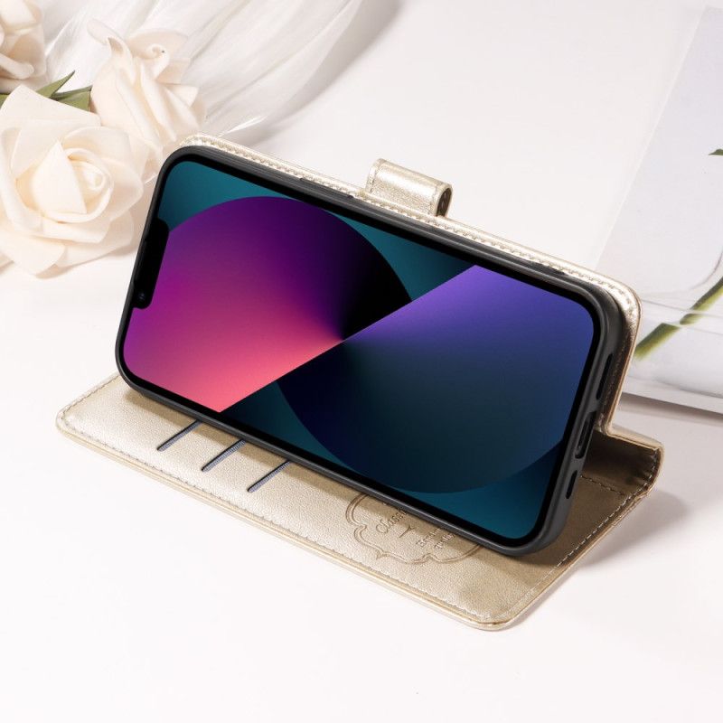 Lederhüllen Google Pixel 10a Schmetterlingsmotiv