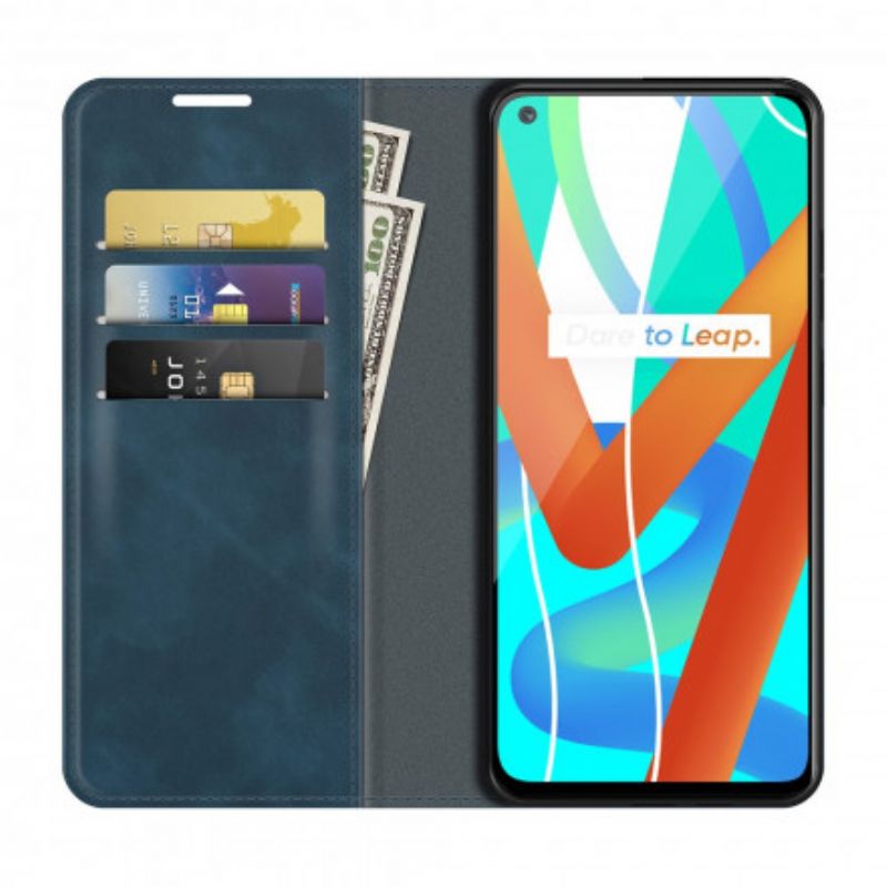 Flip Case Realme 8 5g Handyhülle Hautberührung