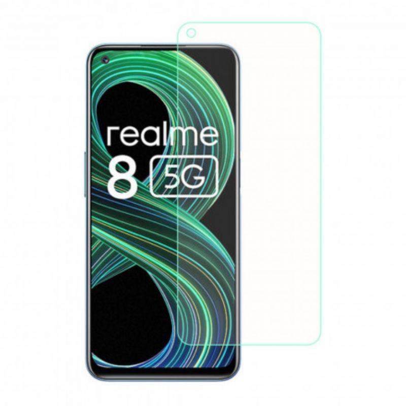 Gehärtetes Glas Arc Edge Displayschutzfolie Realme 8 5g