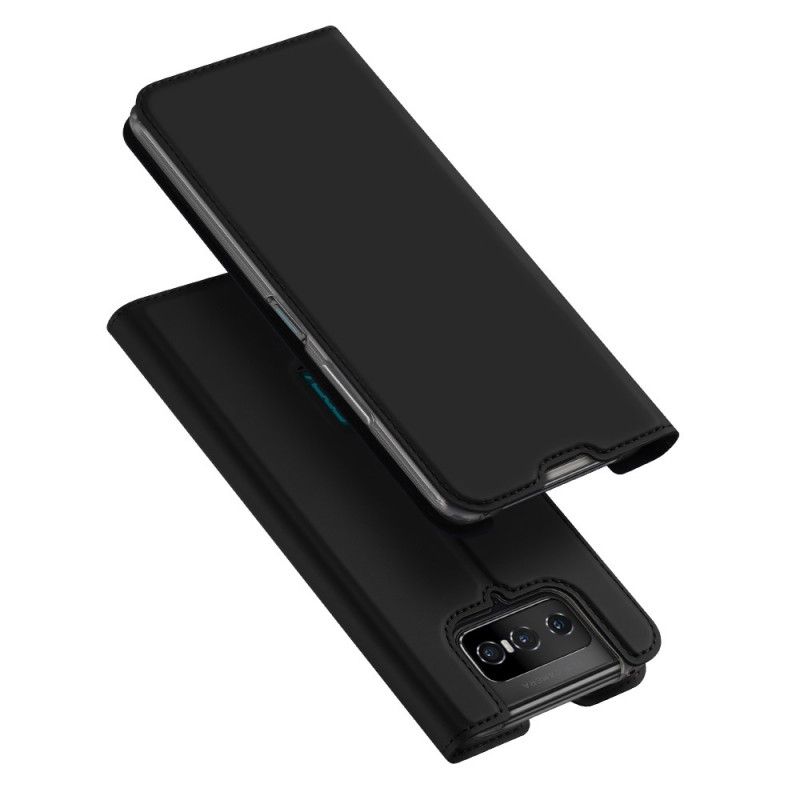 Flip Case Asus Zenfone 7 / 7 Pro Schwarz Pro-Dux-Ducis-Haut