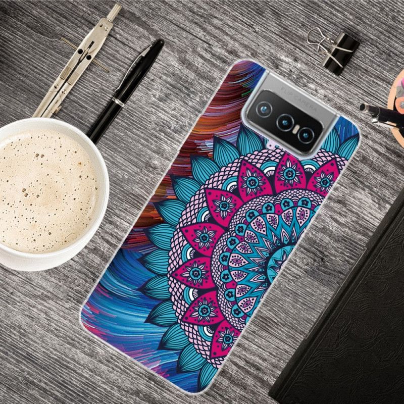 Hülle Asus Zenfone 7 / 7 Pro Buntes Mandala