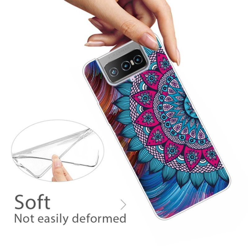 Hülle Asus Zenfone 7 / 7 Pro Buntes Mandala