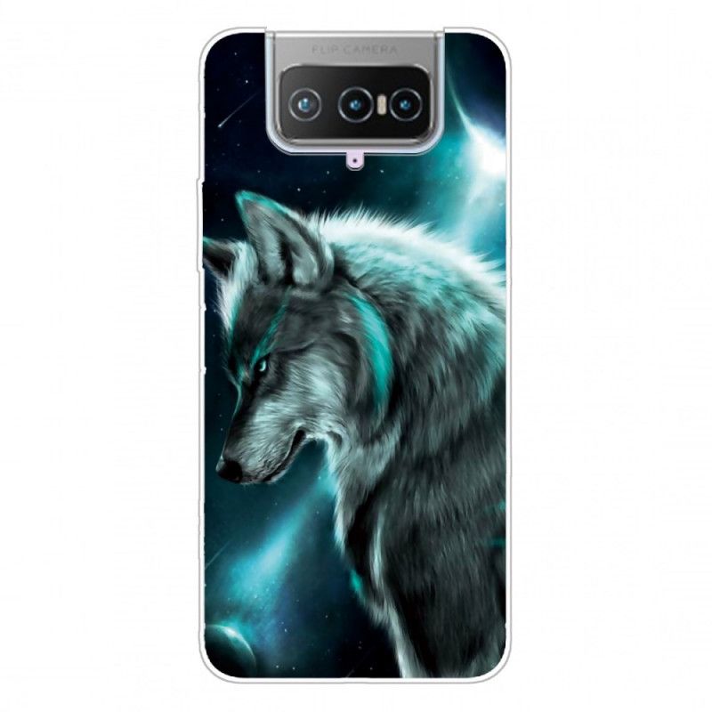 Hülle Asus Zenfone 7 / 7 Pro Königlicher Wolf