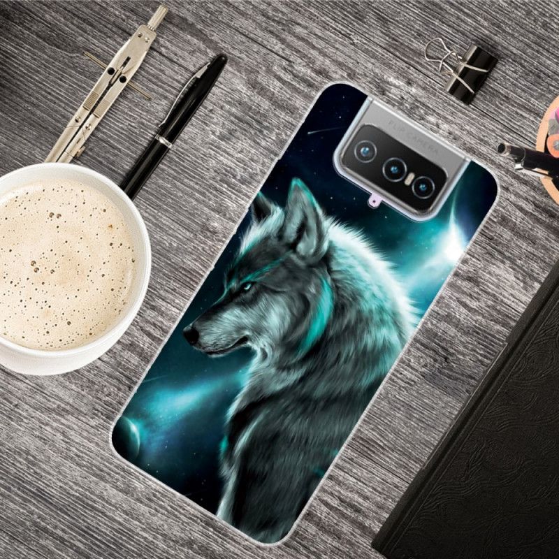 Hülle Asus Zenfone 7 / 7 Pro Königlicher Wolf