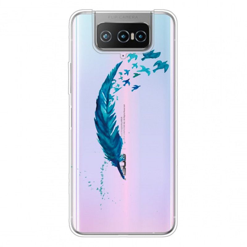 Hülle Asus Zenfone 7 / 7 Pro Schöne Feder