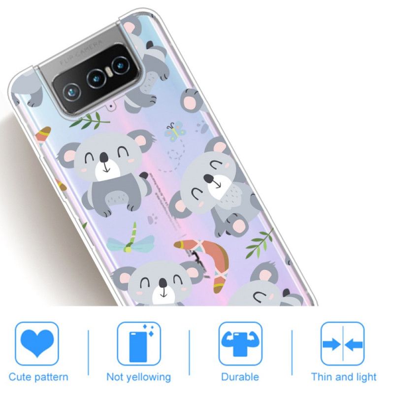 Hülle Asus Zenfone 7 / 7 Pro Süße Koalas