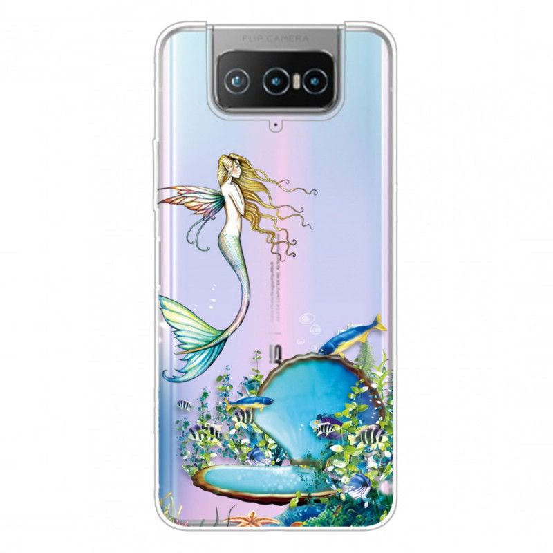 Hülle Für Asus Zenfone 7 / 7 Pro Blaue Sirene