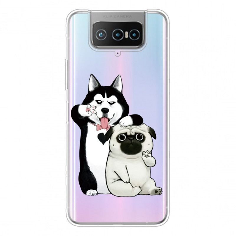 Hülle Für Asus Zenfone 7 / 7 Pro Lustige Hunde