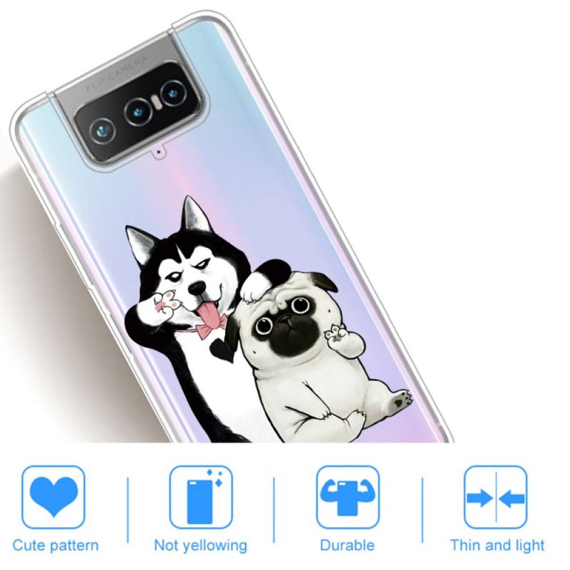 Hülle Für Asus Zenfone 7 / 7 Pro Lustige Hunde